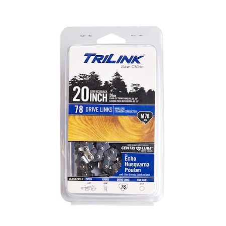 Trilink Chainsaw Chain .325 Semi-Chisel .058 78DL for Oregon J78 - 21BPX; CL25878TL2
